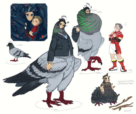 Larry from pokemon fanart.