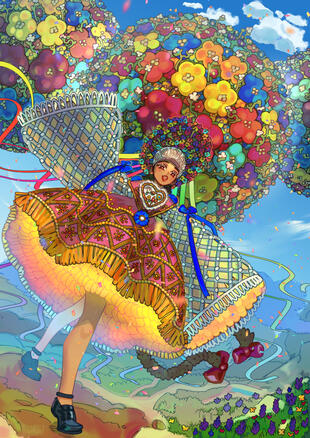 Original character Flores.